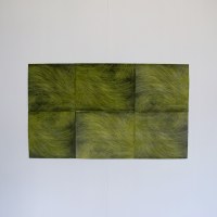 Sans titre, ensemble de 6 lithos vertes