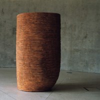 Sans titre, afzélia, h:160 cm