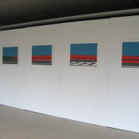 Parallaxe N4&amp;quot; (série de 5 sérigraphies sur papier, éditée à 10 exemplaires, 67,5/50 cm chaque image),