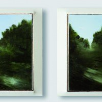 Sunday, acrylique sur toile, 2 x 45 x 50 cm, 2008