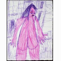 Sans titre, stylo à bille sur papier, 36,5 x 27,5 cm, 2016