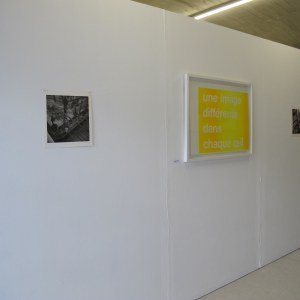 Vue de l'exposition: Sébastien Marcq et Ann Veronica Janssens