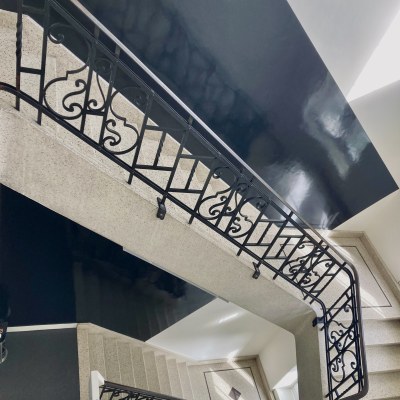 Vue de la cage d'escalier du Pôle Culture ©GAUTHIER PIERSON