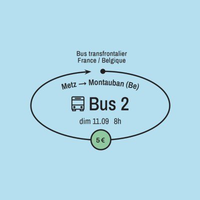 Bus de l'art Metz-Montauban-Bastogne