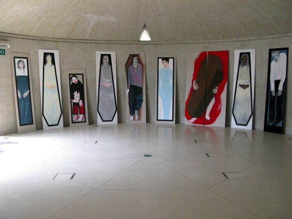 Vue de l'exposition, Tandis que j'agonise - William Faulkner, installation