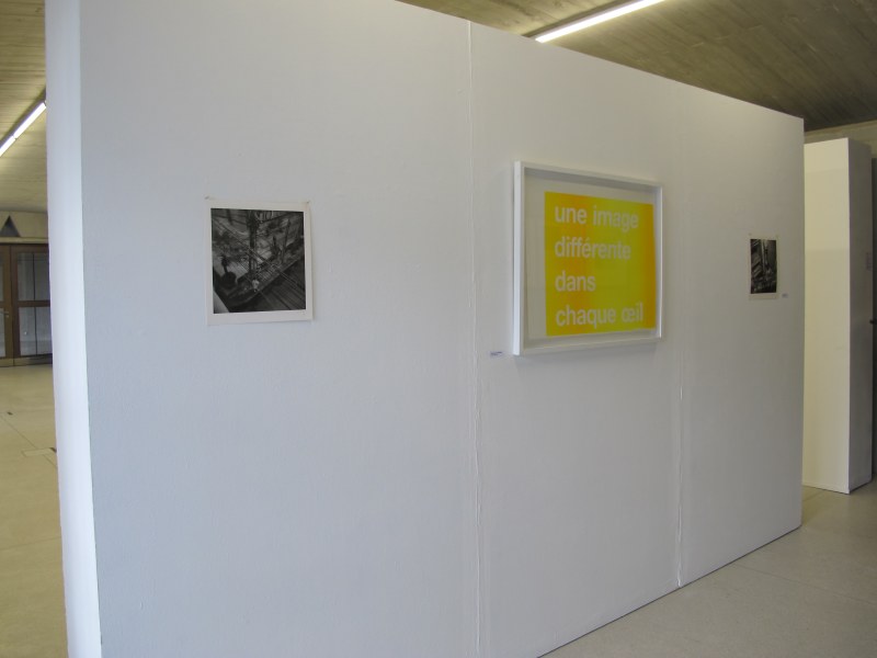 Vue de l'exposition: Sébastien Marcq et Ann Veronica Janssens