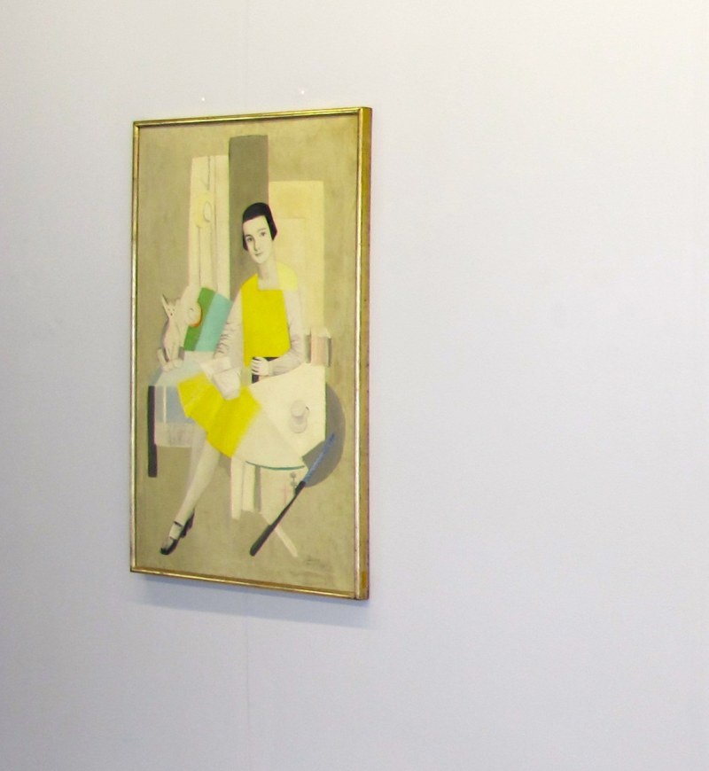 Marthe Donas, "portrait de mlle B.", 1930, Huile sur Toile, 100 x 70 cm
