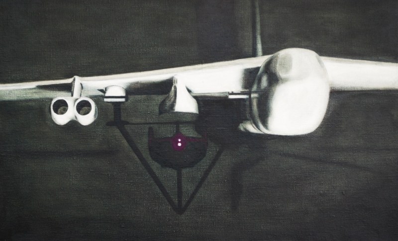 Emport, huile sur toile, 38 x 61 cm, 2009
