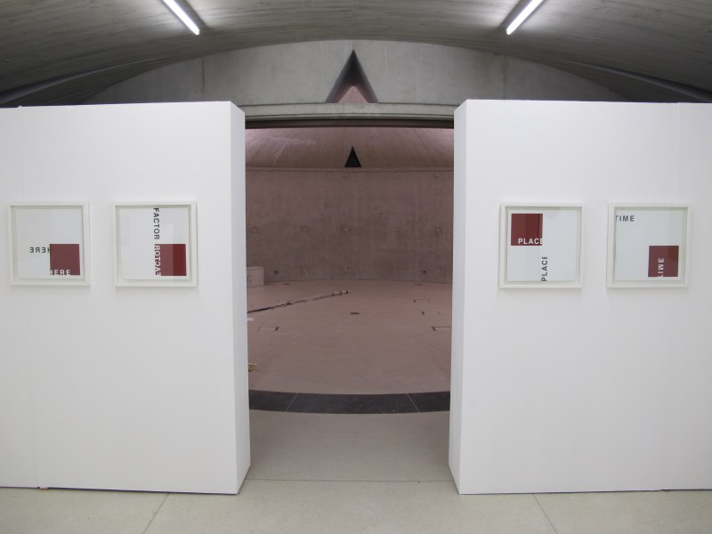 Here-Factor-Join-Next-Place-Time, 6 lithographies,  40 x 40 cm (30 ex.), 2006