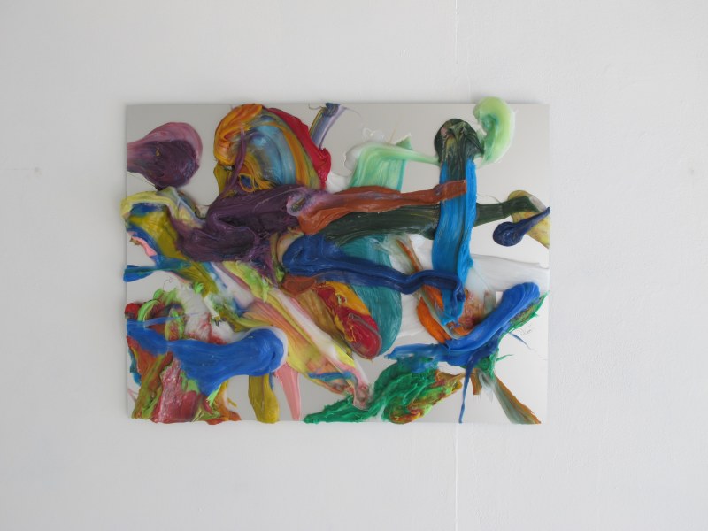 3 peintures en polysiloxane (silicone) récentes dans lesquelles je renoue avec le tableau et la couleur