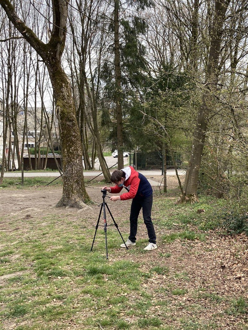 Simon, photographie sur papier Blue Back, 120x90cm, 2021