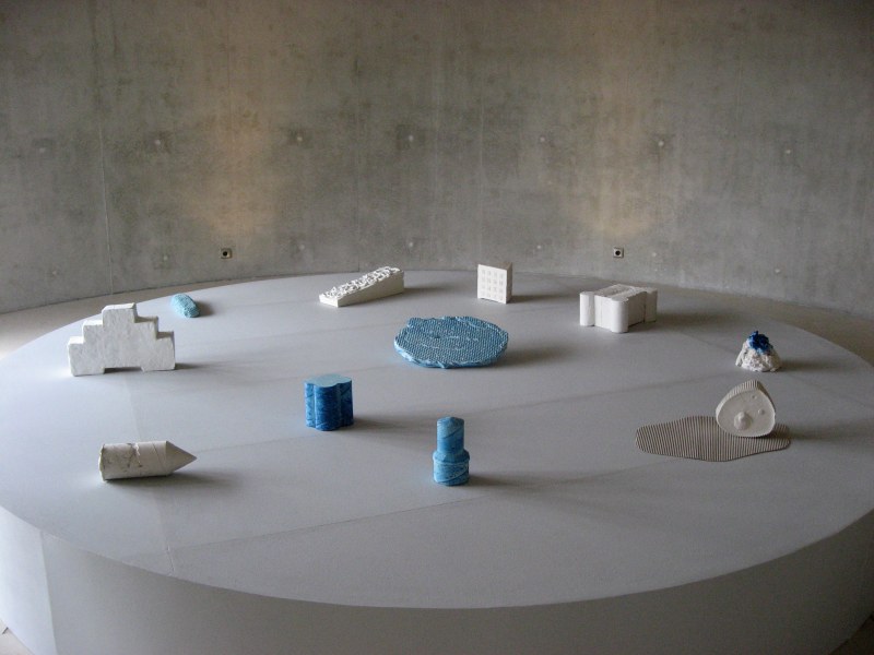installation, plâtres peints