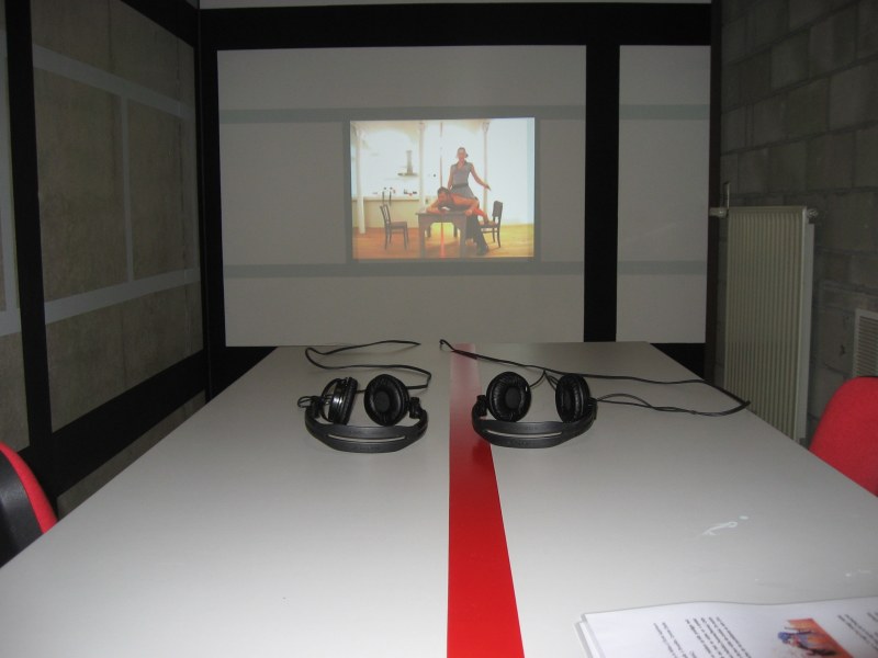 Karine Marenne, Bataille, installation vidéo