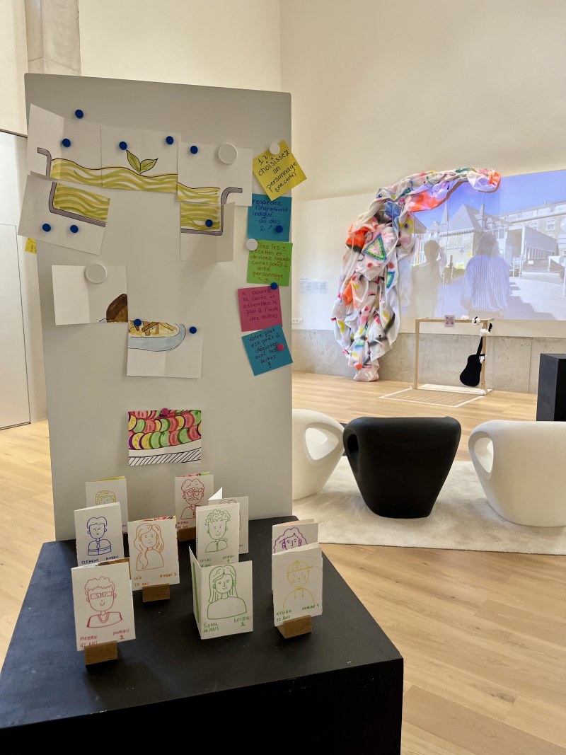 Vue d'exposition Agir ensemble, vivre mieux avec moins