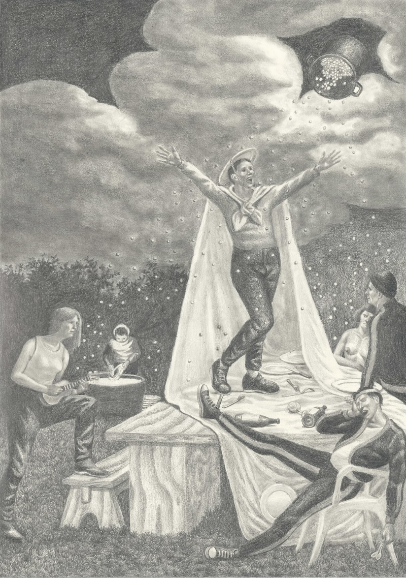 La manne, 34 x 46 cm, 2018