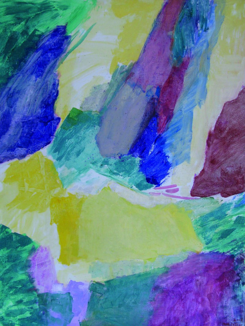 Sans titre, 91 x 122 cm, huile sur toile, 2005