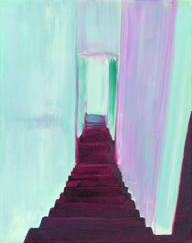Red, huile sur toile, 40 x 50 cm, 2001