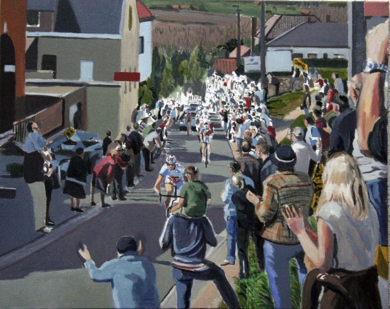 Tour des Flandres, huile sur toile