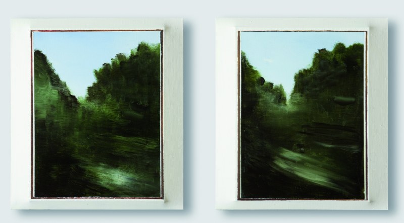 Sunday, acrylique sur toile, 2 x 45 x 50 cm, 2008