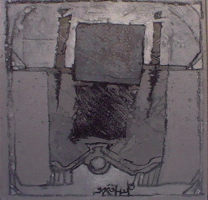 Sans titre, acrylique sur panneau