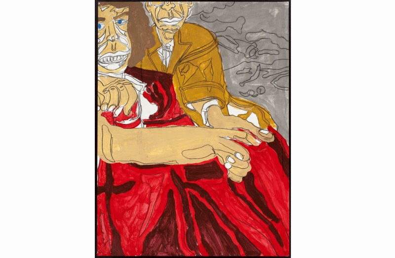 Sans titre, technique mixte sur papier, 73,2 x 55 cm, 2013