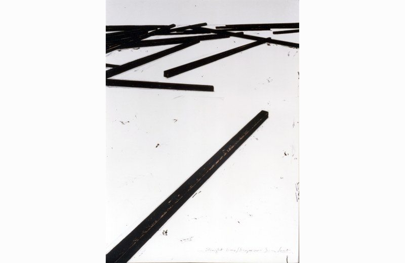 Straight Lines / Dispersion, sérigraphie, 162.5 X 121.9 cm, 1998