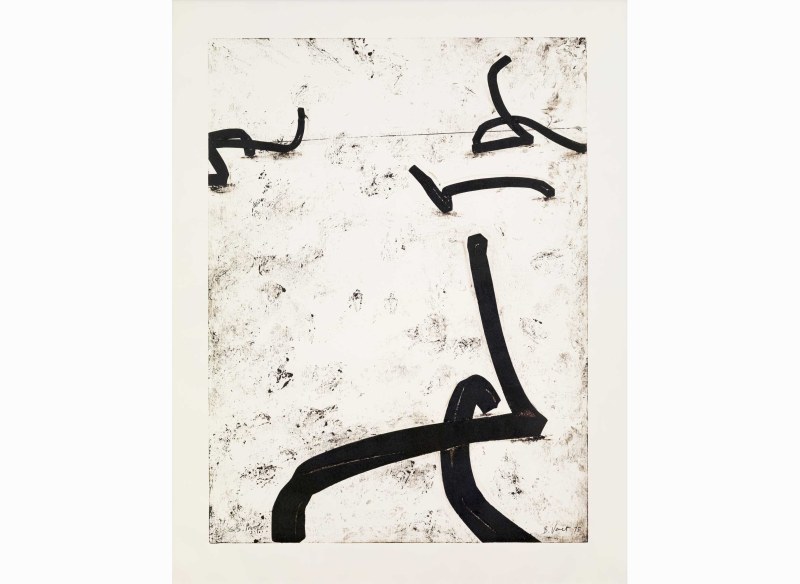 Random Combination of Indeterminate Lines, aquatinte, 162 x122 cm, 1995-96
