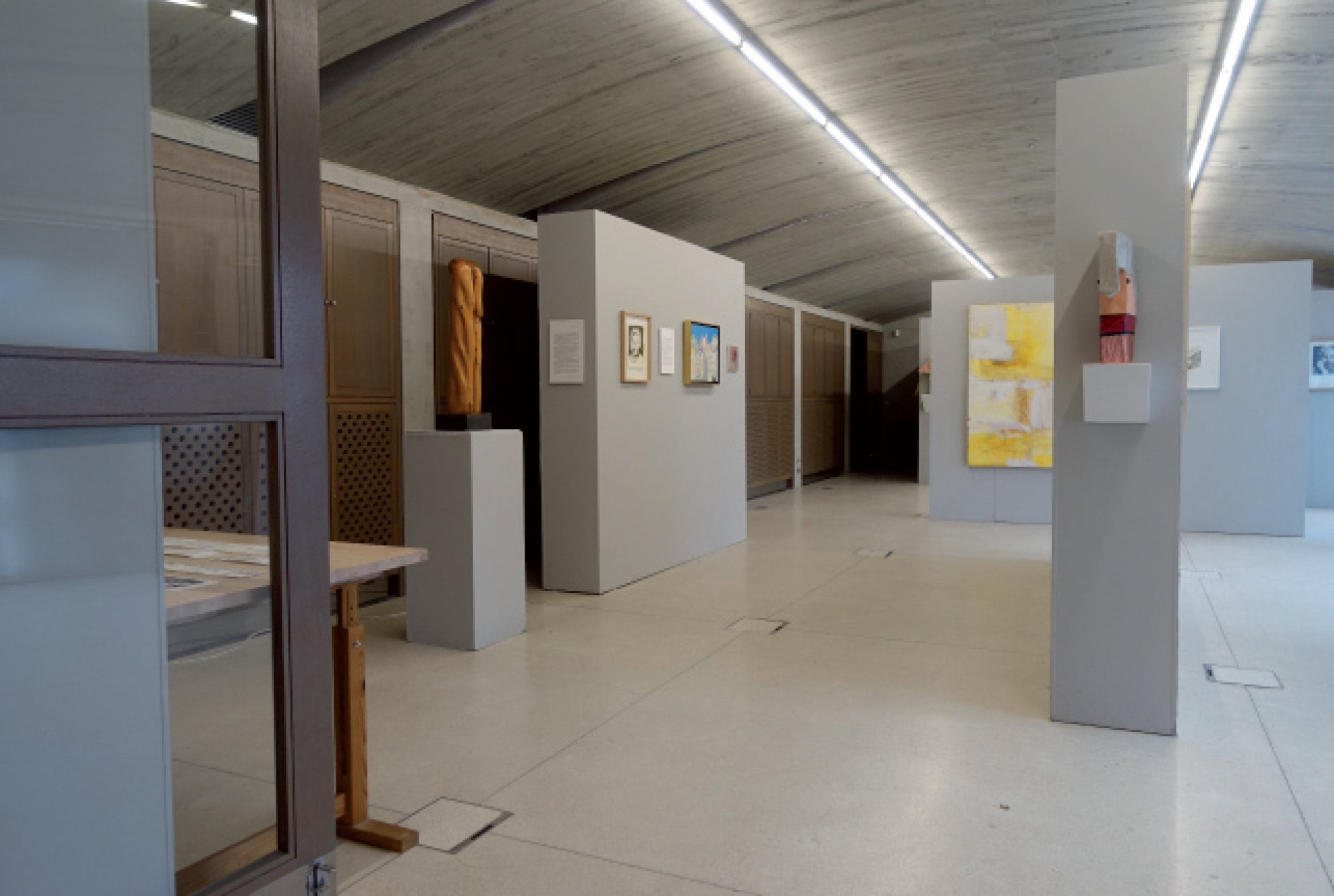 Vue de l'exposition "Autour d'Alain Bertrand"