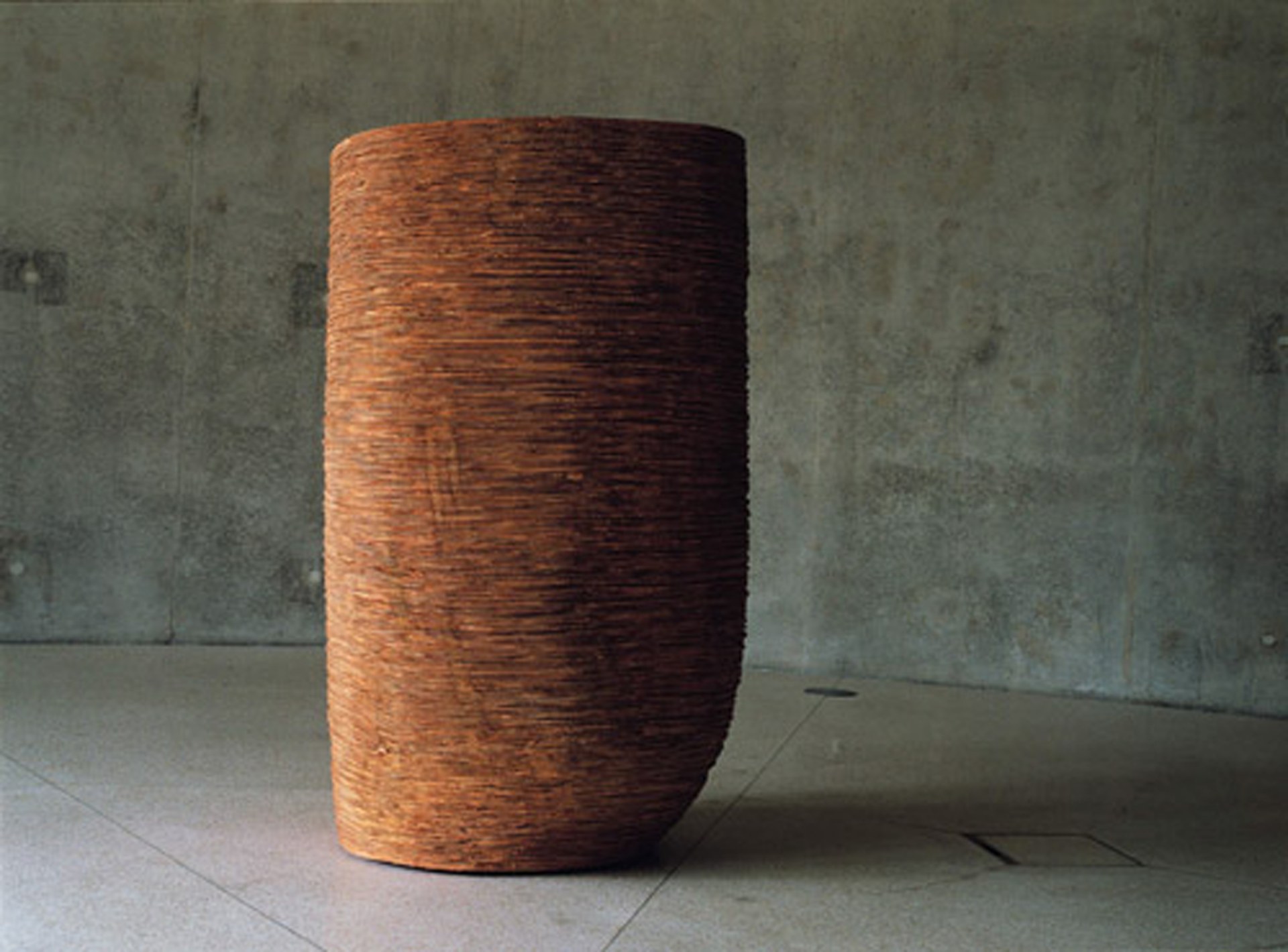Sans titre, afzélia, h:160 cm
