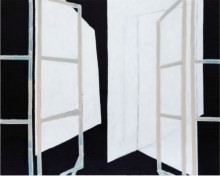 La fenêtre, huile sur toile, 160 x 200 cm, 2019