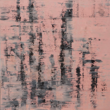 Sans titre, huile sur toile, 150 x 150 cm