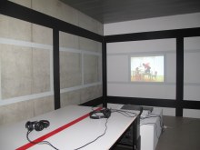 Karine Marenne, Bataille, installation vidéo