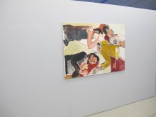 Françoise Hardy, Couple, huile sur toile