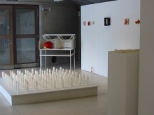 Vue de l'exposition, Delphine Génicot