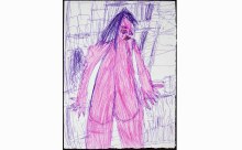 Sans titre, stylo à bille sur papier, 36,5 x 27,5 cm, 2016